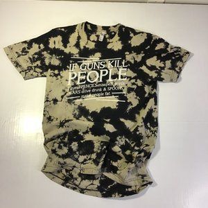Unisex Tie Dye Graphic T-Shirt Size Small